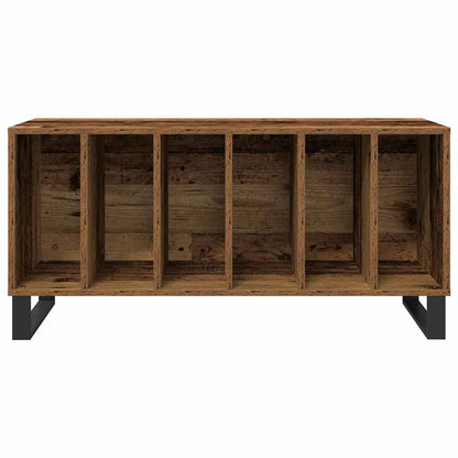 Platenkast met plank Oud hout 100 x 38 x 48 cm Bewerkt hout