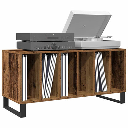 Platenkast met plank Oud hout 100 x 38 x 48 cm Bewerkt hout
