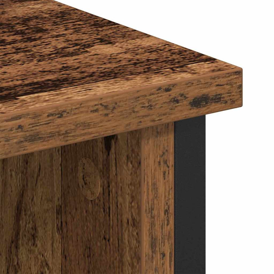 Tv-meubelset Oud Hout 100 x 35 x 45 cm Bewerkt hout