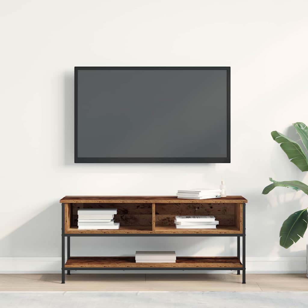 Tv-meubelset Oud Hout 100 x 35 x 45 cm Bewerkt hout