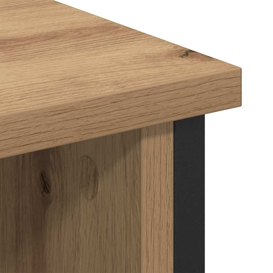 Tv-meubelset Artisan Eiken 100 x 35 x 45 cm Bewerkt hout