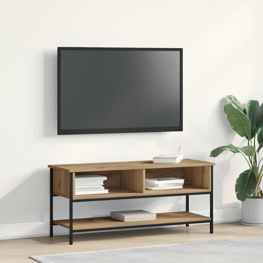 Tv-meubelset Artisan Eiken 100 x 35 x 45 cm Bewerkt hout