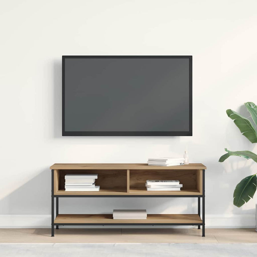 Tv-meubelset Artisan Eiken 100 x 35 x 45 cm Bewerkt hout