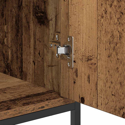 Dressoir Oudhout 70 X 30 X 80 Cm Bewerkt Hout