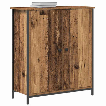 Dressoir Oudhout 70 X 30 X 80 Cm Bewerkt Hout