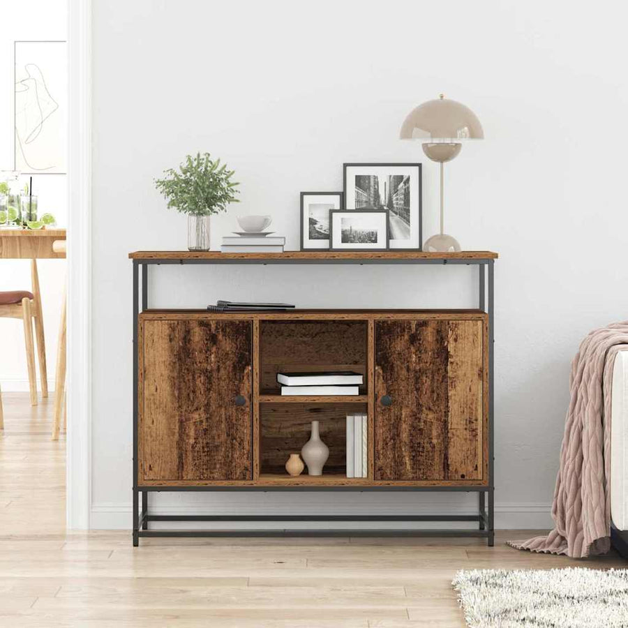 Dressoir Oudhout 100 x 35 x 80 cm Bewerkt hout