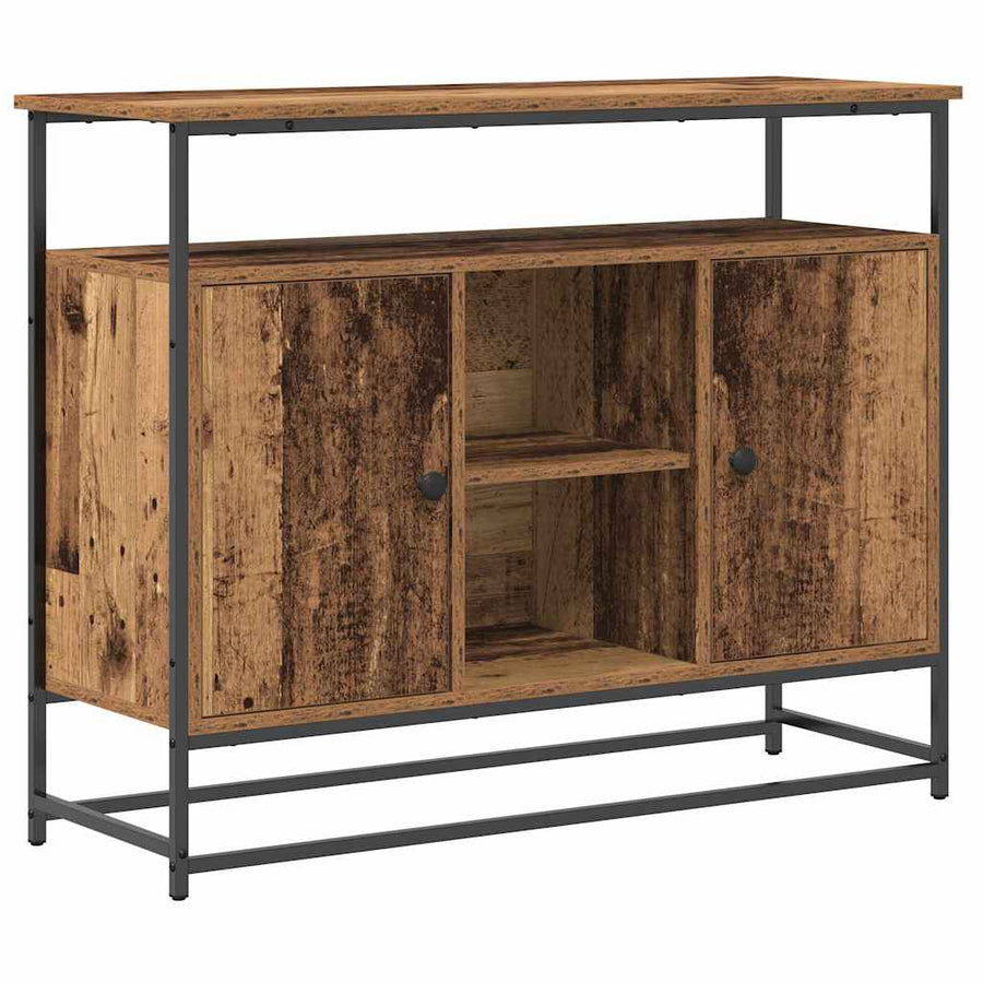 Dressoir Oudhout 100 x 35 x 80 cm Bewerkt hout