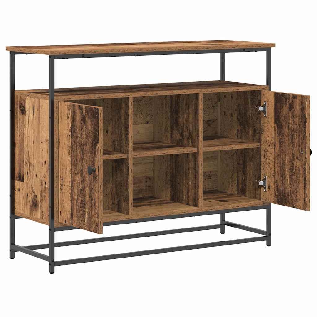 Dressoir Oudhout 100 x 35 x 80 cm Bewerkt hout
