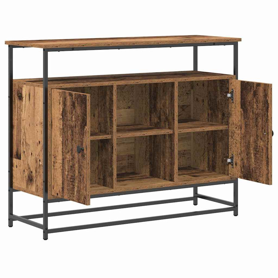 Dressoir Oudhout 100 x 35 x 80 cm Bewerkt hout