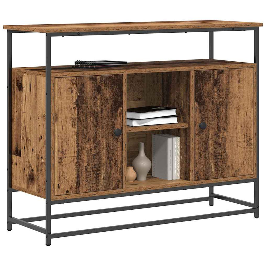 Dressoir Oudhout 100 x 35 x 80 cm Bewerkt hout