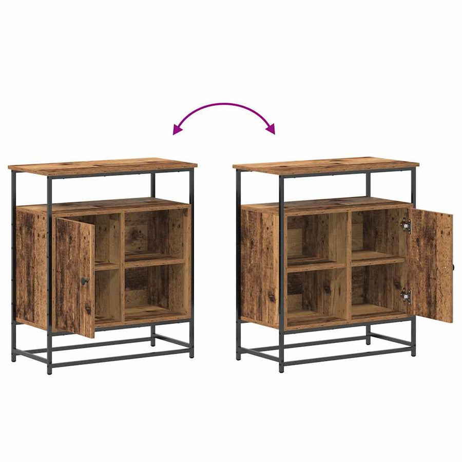 Dressoir Oudhout 69 x 35 x 80 cm Bewerkt hout