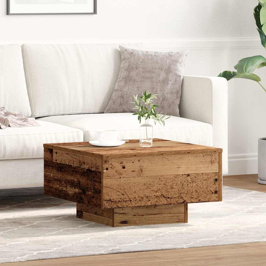 Salontafel Oud Hout 55 x 55 x 31 cm