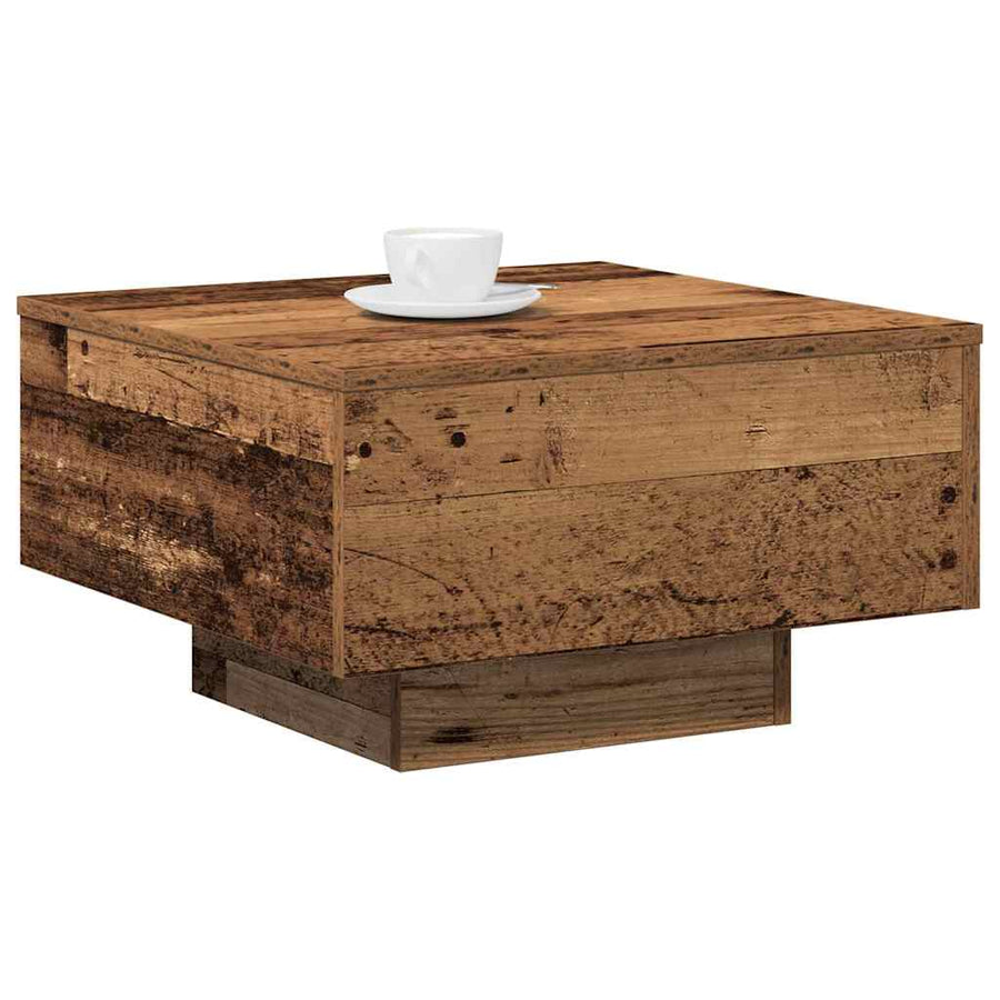 Salontafel Oud Hout 55 x 55 x 31 cm