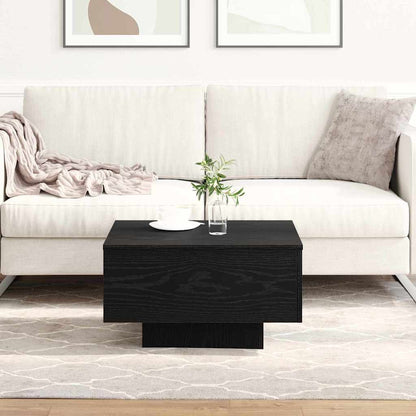 Salontafel Zwart Eiken 55 x 55 x 31 cm
