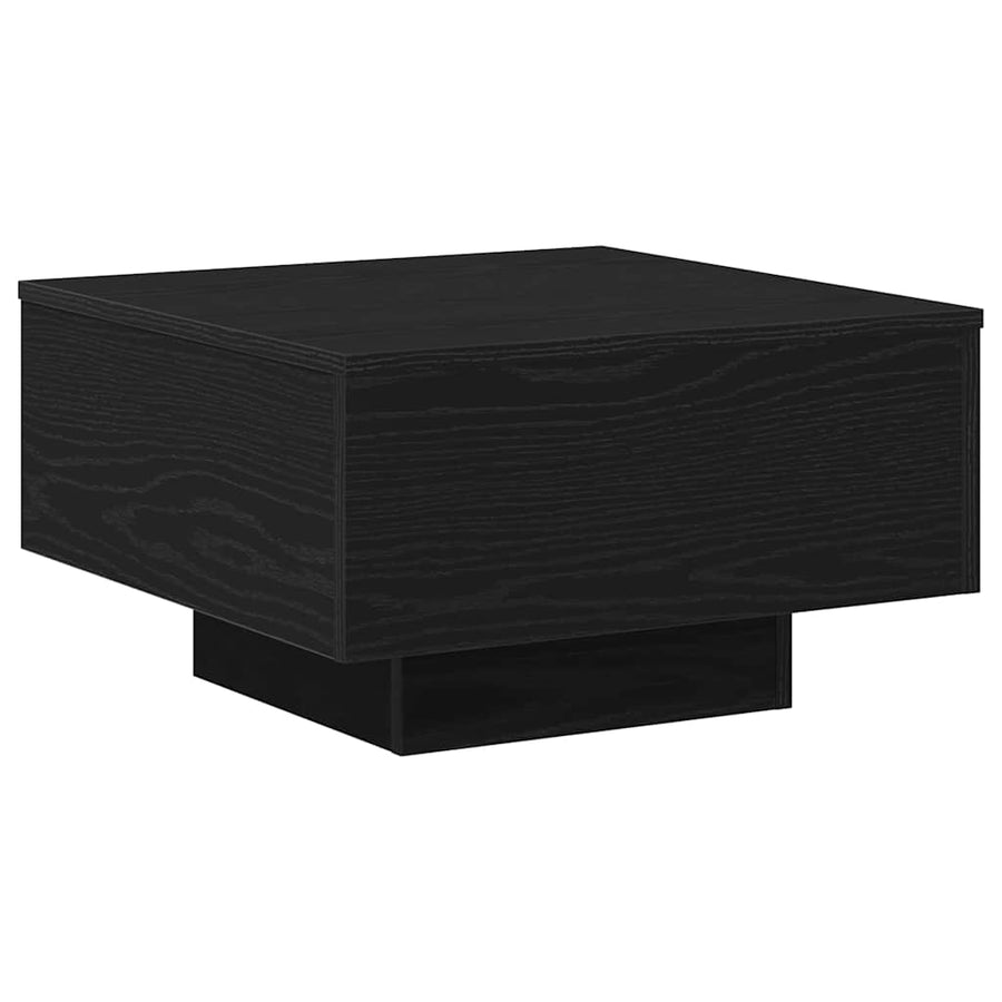 Salontafel Zwart Eiken 55 x 55 x 31 cm
