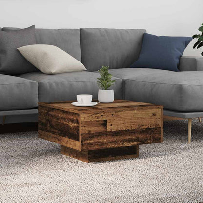 Salontafel Oudhout 55 x 55 x 31 cm Bewerkt hout