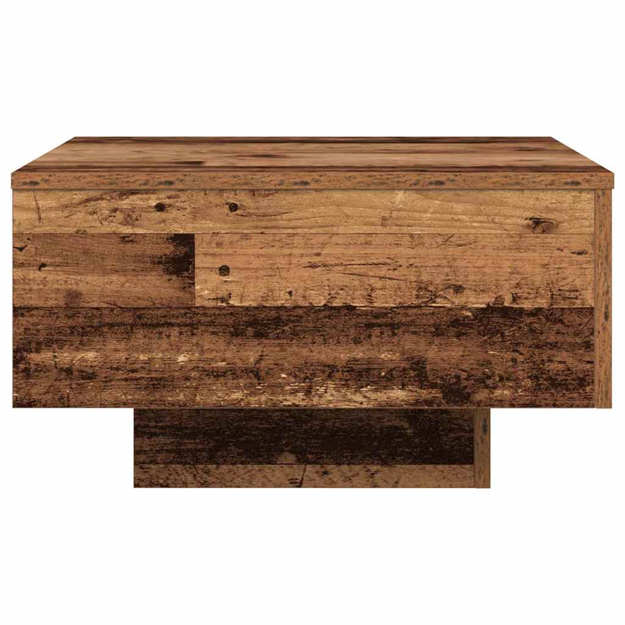 Salontafel Oudhout 55 x 55 x 31 cm Bewerkt hout