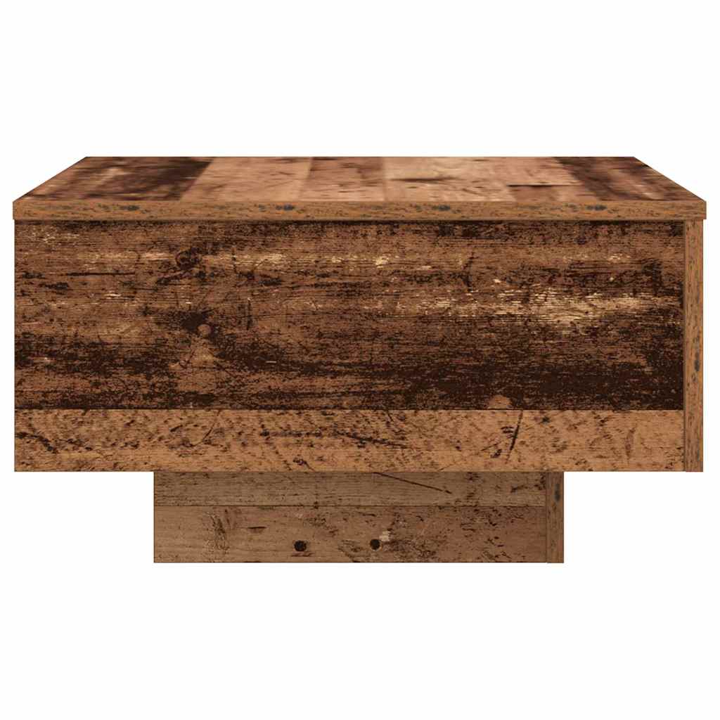 Salontafel Oudhout 55 x 55 x 31 cm Bewerkt hout