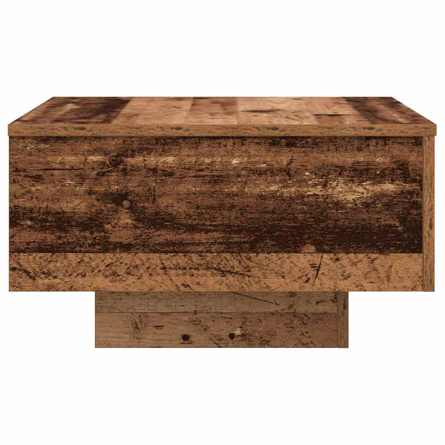 Salontafel Oudhout 55 x 55 x 31 cm Bewerkt hout