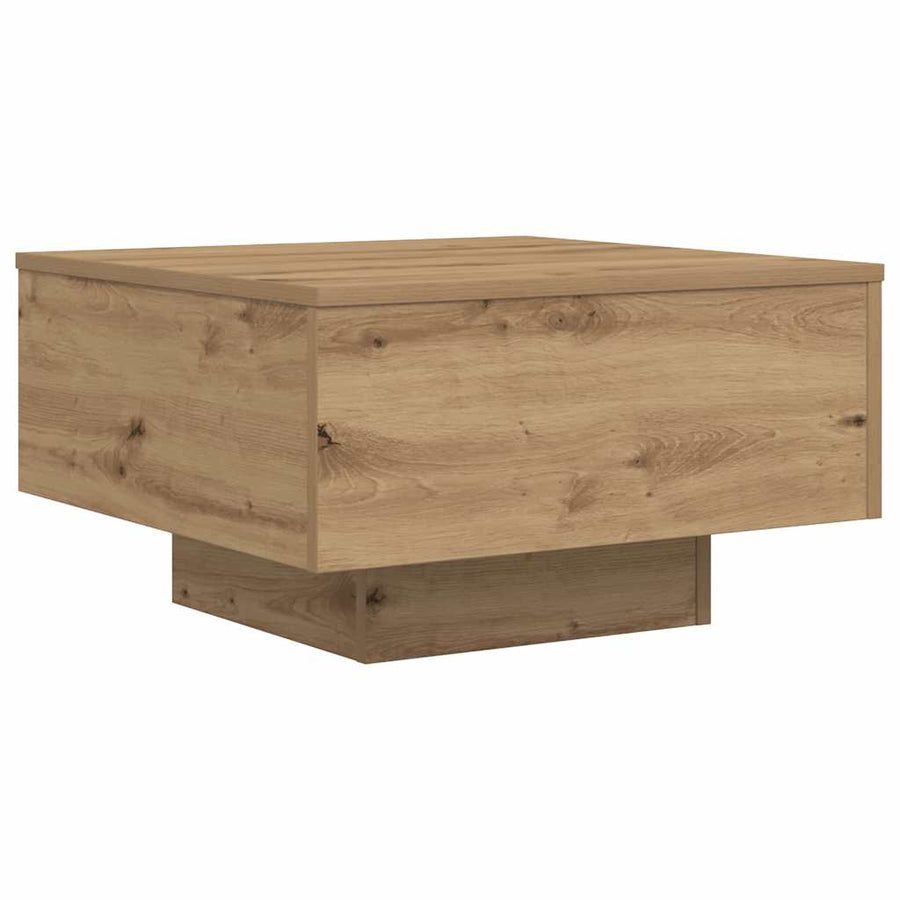 Salontafel Artisan Eiken 55 x 55 x 31 cm Bewerkt hout