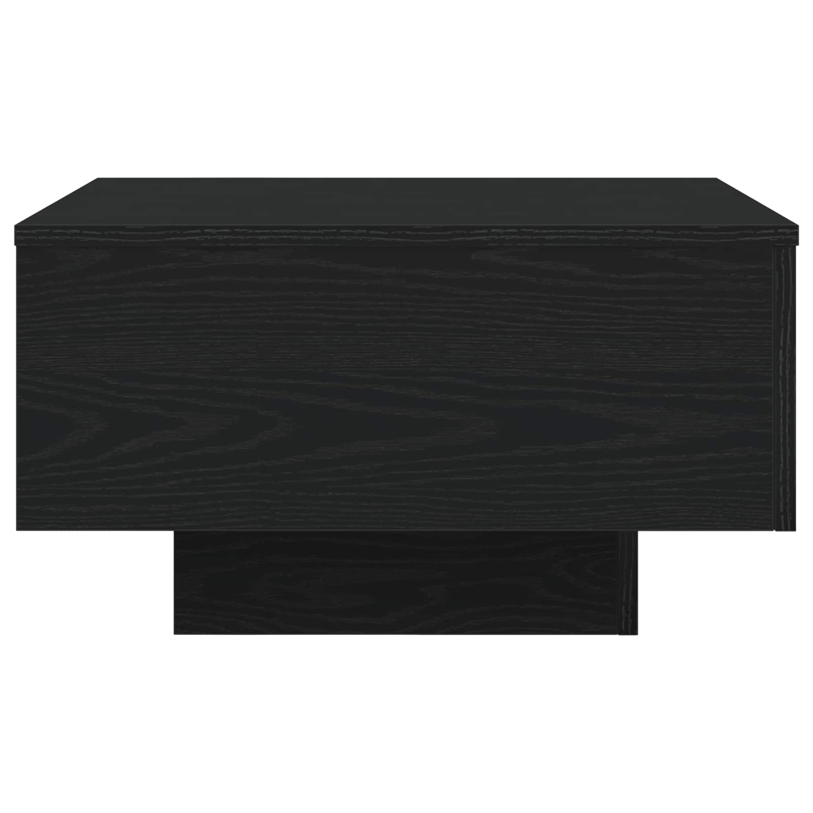 Salontafel Zwart Eiken 55 x 55 x 31 cm Bewerkt hout