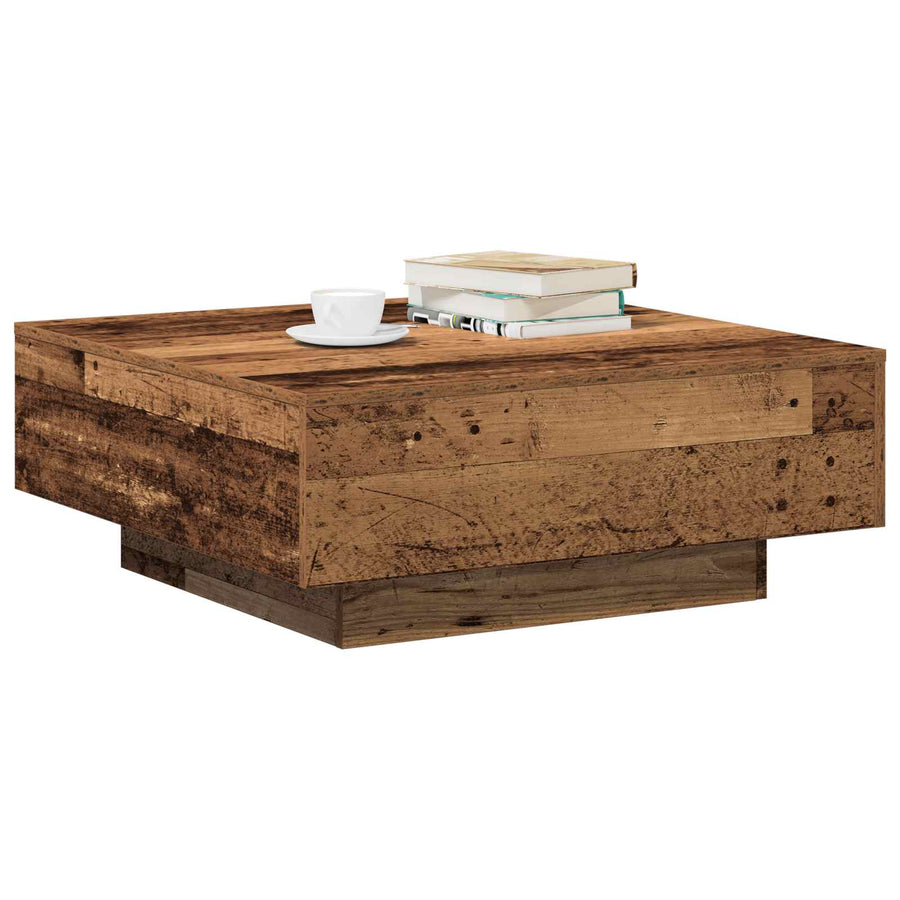 Salontafel Oud Hout 80 x 80 x 31 cm