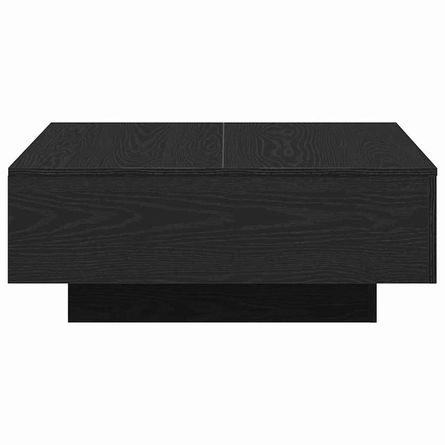 Salontafel Zwart Eiken 80 x 80 x 31 cm