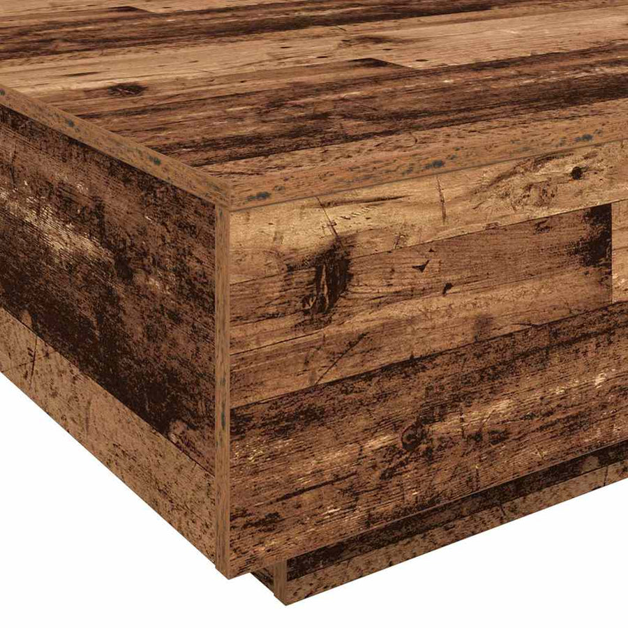 Salontafel Oudhout 85 x 55 x 31 cm Bewerkt hout