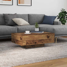 Salontafel Oudhout 85 x 55 x 31 cm Bewerkt hout