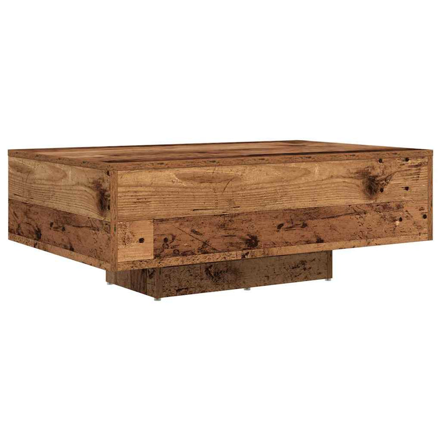 Salontafel Oudhout 85 x 55 x 31 cm Bewerkt hout