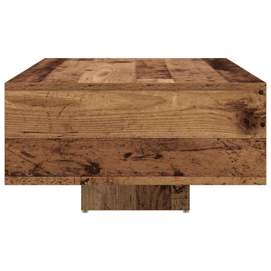 Salontafel Oudhout 85 x 55 x 31 cm Bewerkt hout