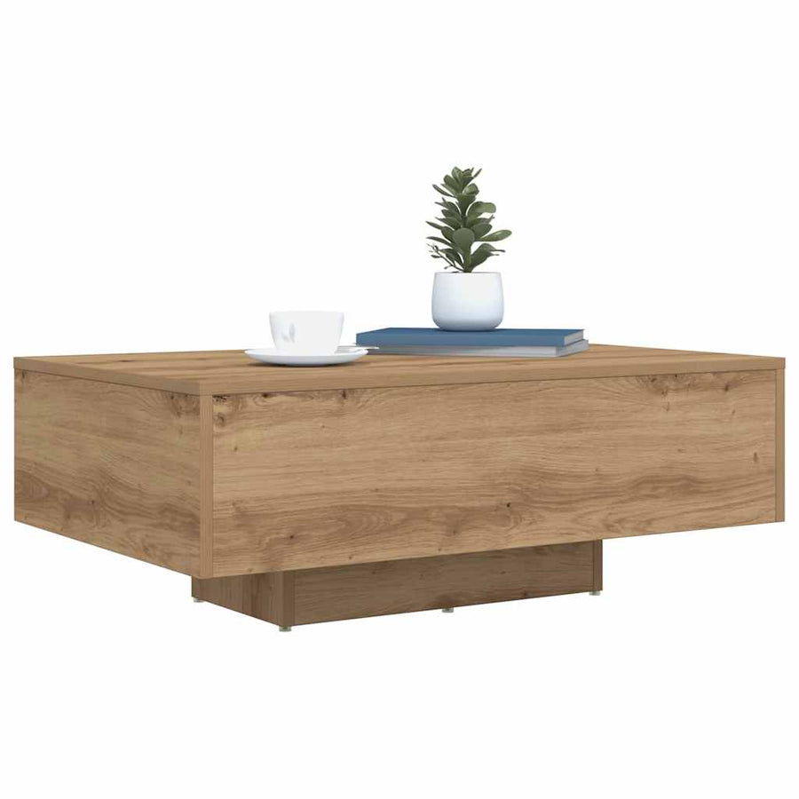 Salontafel Artisan Eiken 85 x 55 x 31 cm Bewerkt hout
