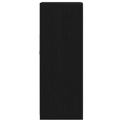 Dressoir Met Led-Verlichting 41X37X100 Cm Kleurig Zwart eiken
