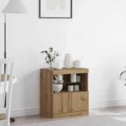 Dressoir 60,5x37x67 cm bruin bewerkt hout