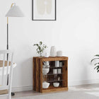 LED Sideboard Reclaimed Wood 60.5 x 37 x 67 cm Engineered Wood