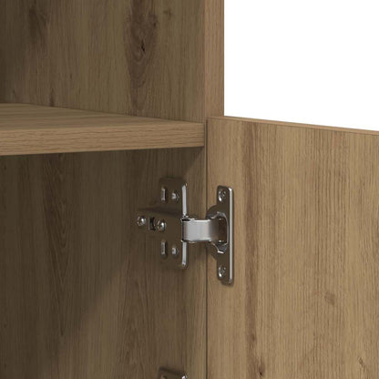 LED Sideboard Artisan Eiken 60,5 x 37 x 67 cm Bewerkt hout