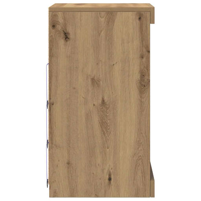 LED Sideboard Artisan Eiken 41 x 37 x 67 cm Bewerkt hout