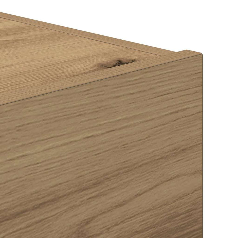 Nachtkastje met lade Artisan Eiken 45 x 40 x 55 cm Bewerkt hout