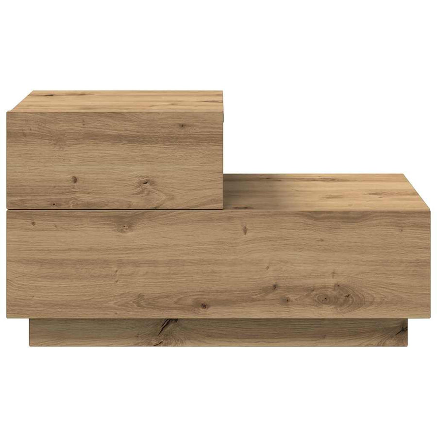 Nachtkastje Artisan Eiken 70 x 36 x 40,5 cm Bewerkt hout