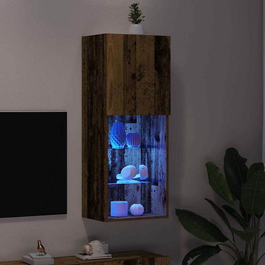 Tv-meubelset Oudhout 40,5 x 30 x 102 cm Bewerkt hout