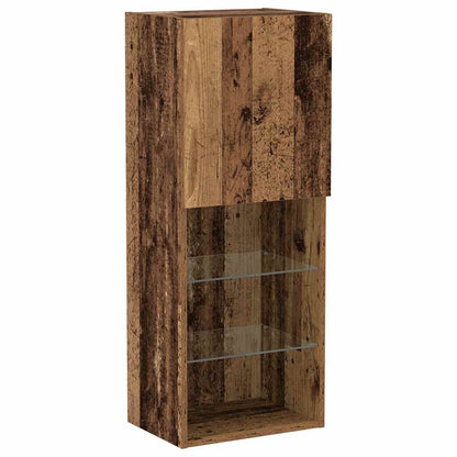 Tv-meubelset Oudhout 40,5 x 30 x 102 cm Bewerkt hout