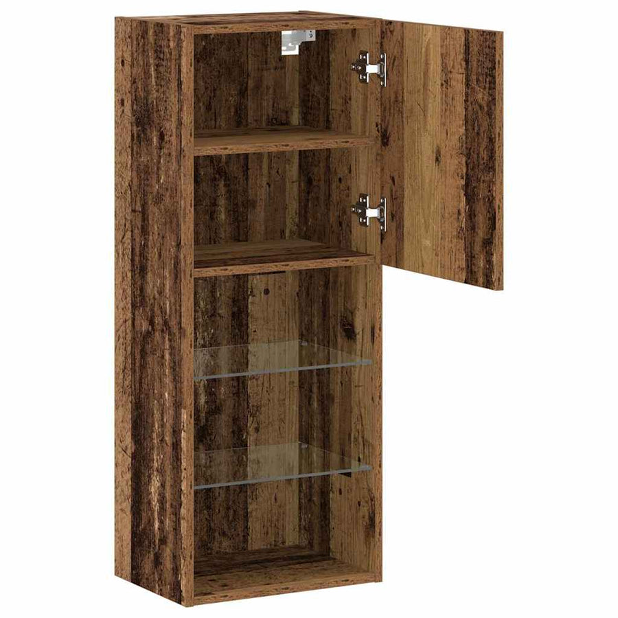 Tv-meubelset Oudhout 40,5 x 30 x 102 cm Bewerkt hout
