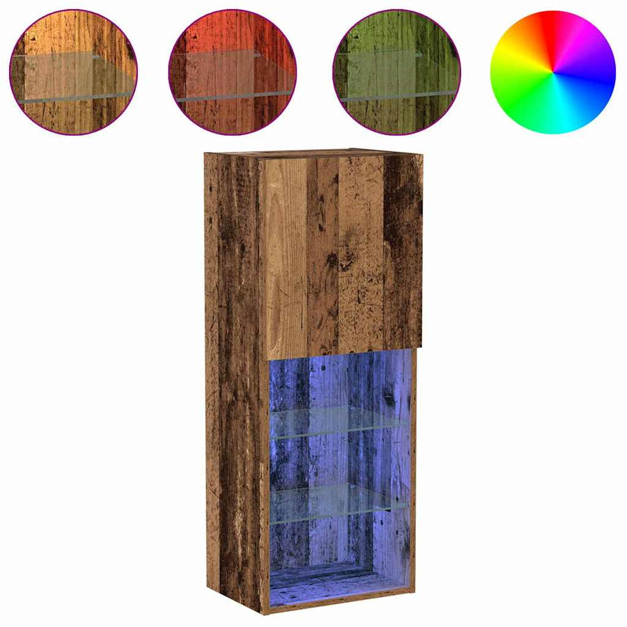 Tv-meubelset Oudhout 40,5 x 30 x 102 cm Bewerkt hout