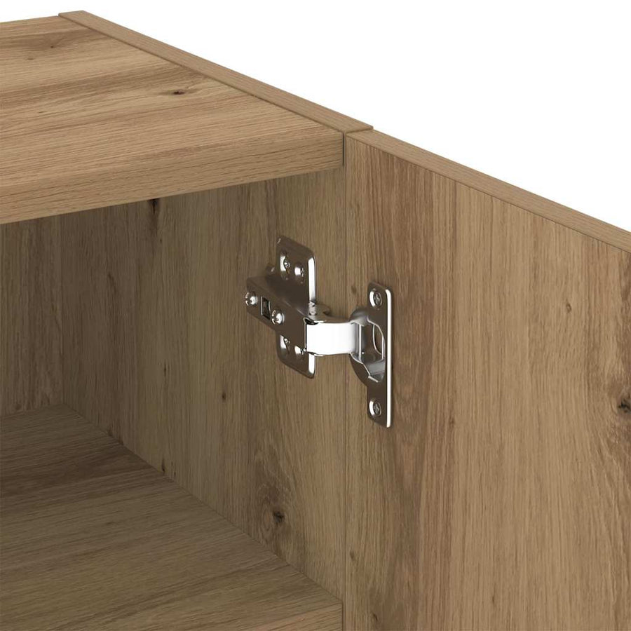 Tv-meubelset Artisan Eiken 40,5 x 30 x 102 cm Bewerkt hout