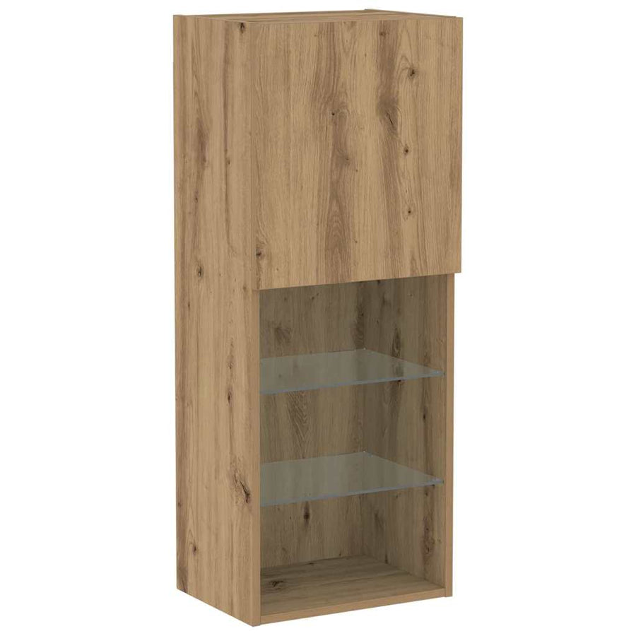 Tv-meubelset Artisan Eiken 40,5 x 30 x 102 cm Bewerkt hout