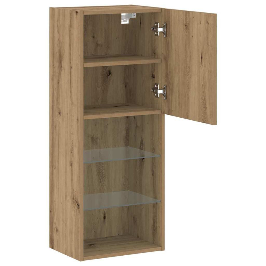Tv-meubelset Artisan Eiken 40,5 x 30 x 102 cm Bewerkt hout