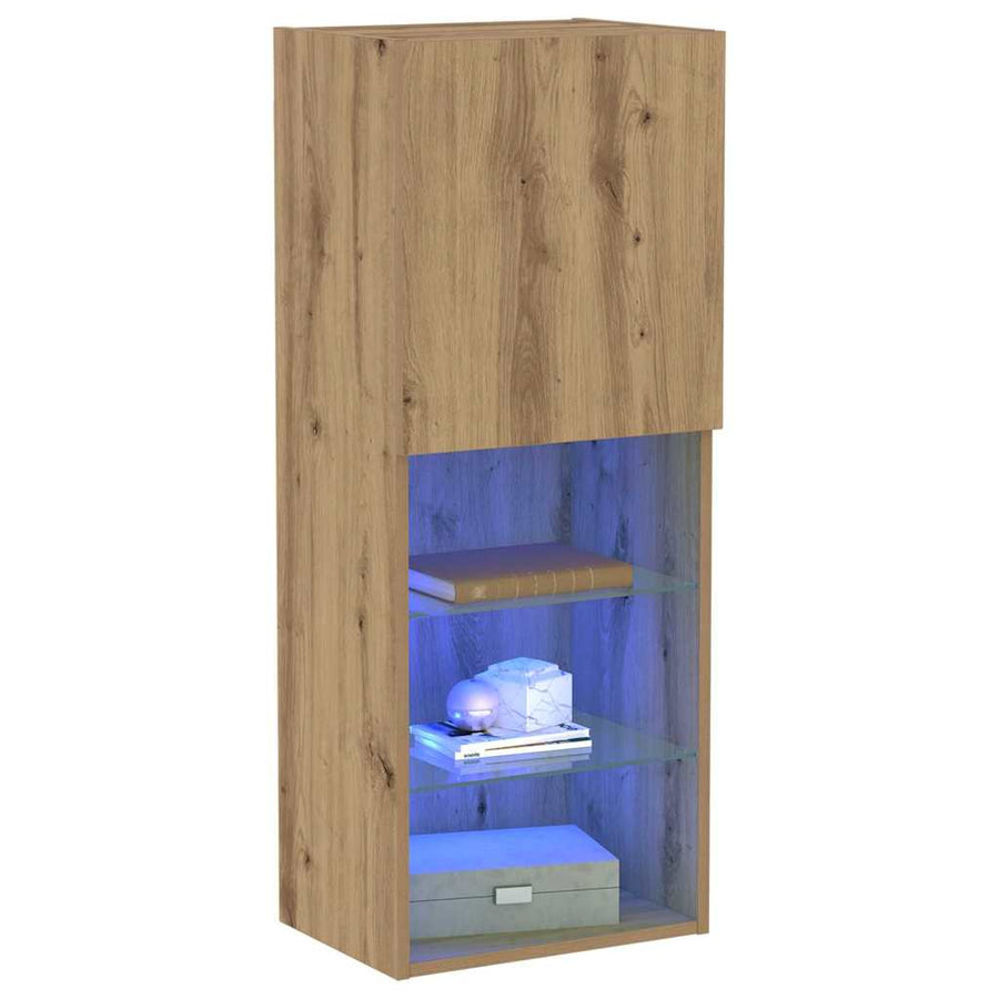 Tv-meubelset Artisan Eiken 40,5 x 30 x 102 cm Bewerkt hout