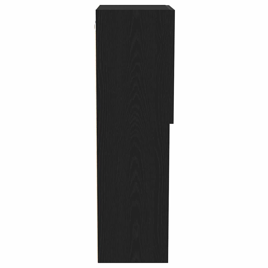 Tv-meubelset Zwart Eiken 40,5 x 30 x 102 cm Bewerkt hout