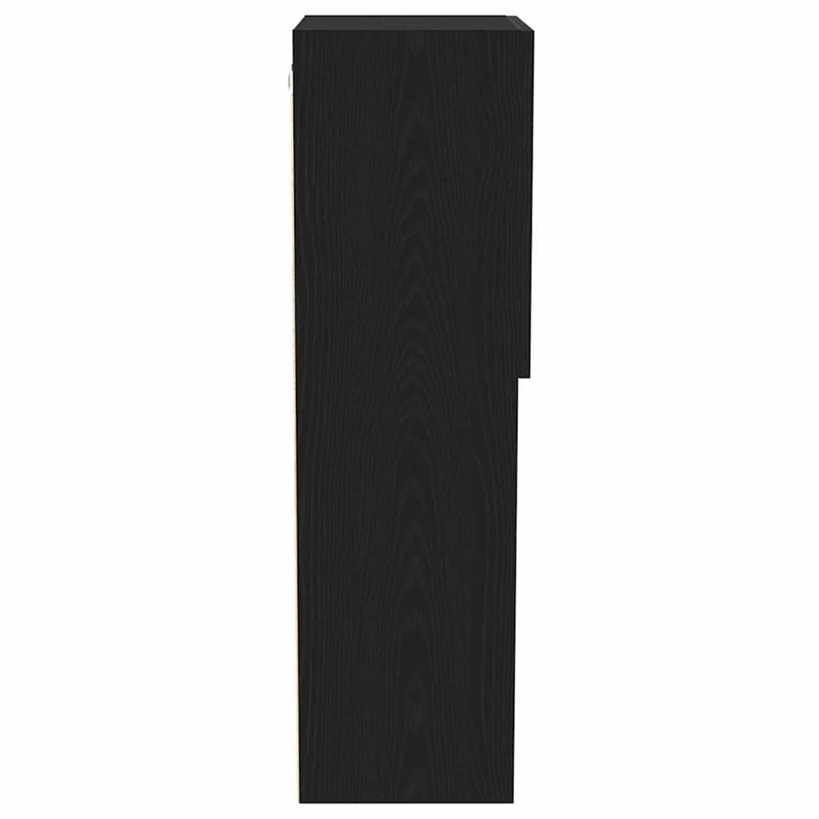 Tv-meubelset Zwart Eiken 40,5 x 30 x 102 cm Bewerkt hout