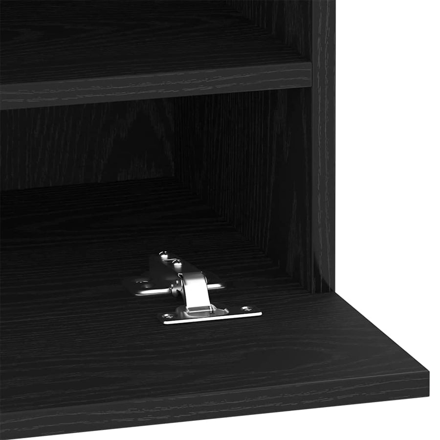Tv-meubelset Zwart 40 x 30 x 60,5 cm Bewerkt hout